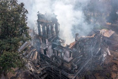 State Law Enforcement Officers Investigate Arson at Bidwell Mansion State Historic Park