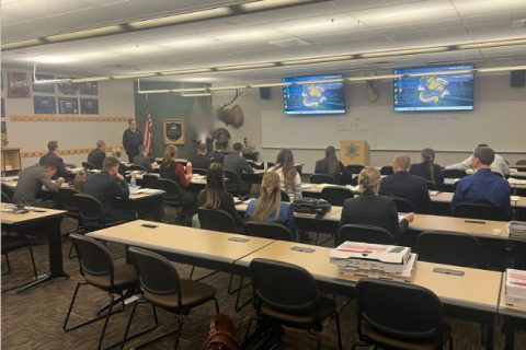 CSLEA and ACWO Meet with Cadets at CDFW Wildlife Academy