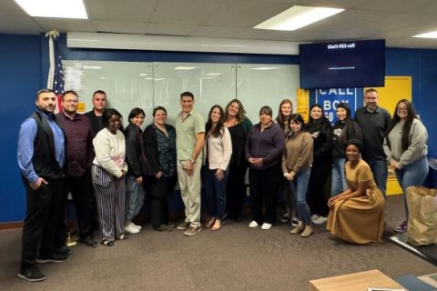 Thirteen New Dispatchers Sign Up for Union Membership at Ben Clark Training Center in Riverside